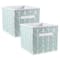 DII® 11" Nonwoven Polyester Herringbone Storage Cubes, 2ct.